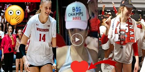 Wisconsin womens volleyball team private photos, video shared。